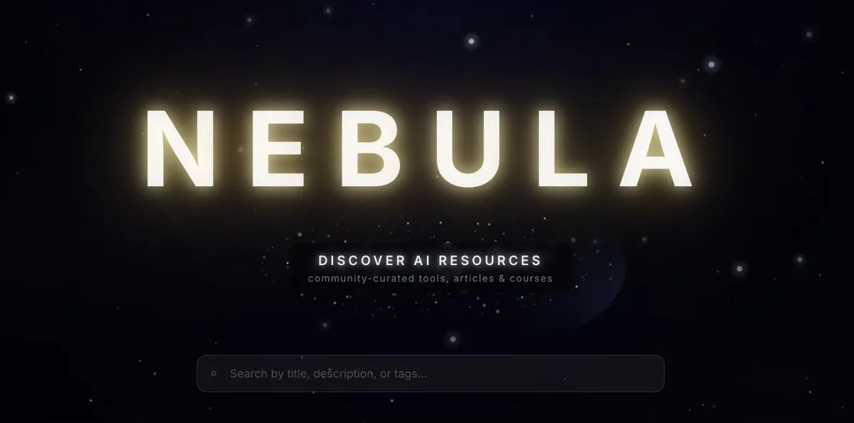 Nebula homepage